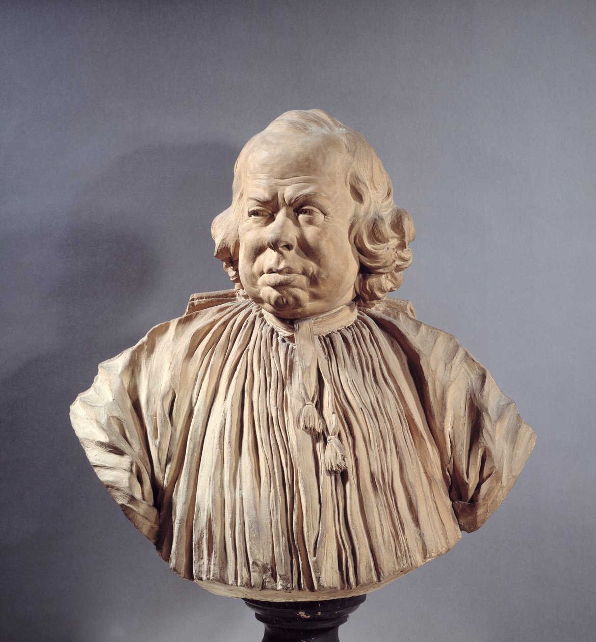 عالم الفلك الكسندر جوي بينجر (1711-1796). تمثال نصفي من الطين بواسطة جان جاك كافييري (1725-1792) 1788 باريس ، متحف اللوفر بواسطة جان جاك كافيري
