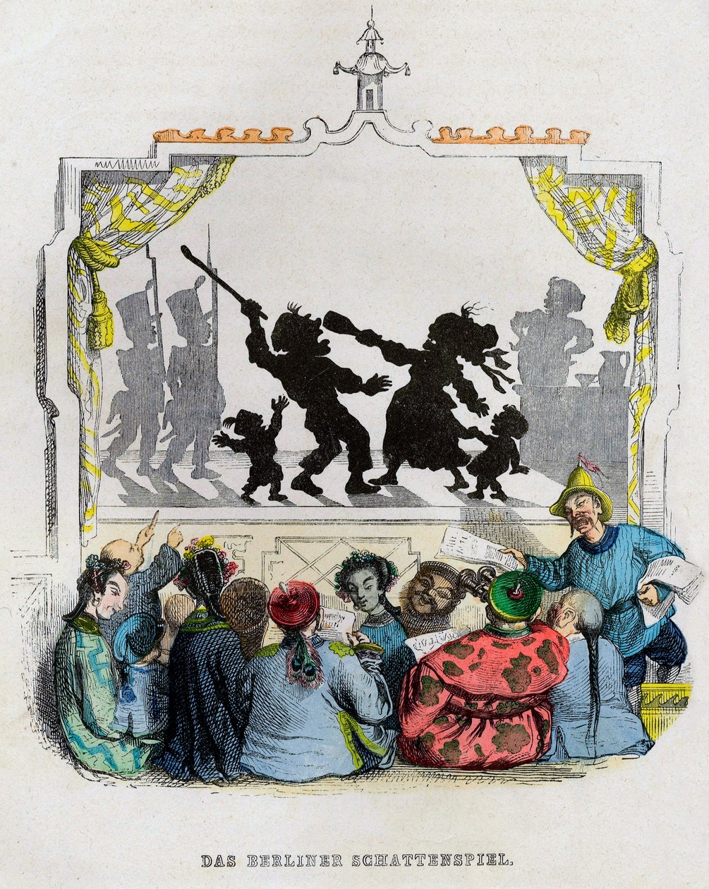 The Berlin Shadowplay ، 1840. بواسطة جان جاك جراندفيل