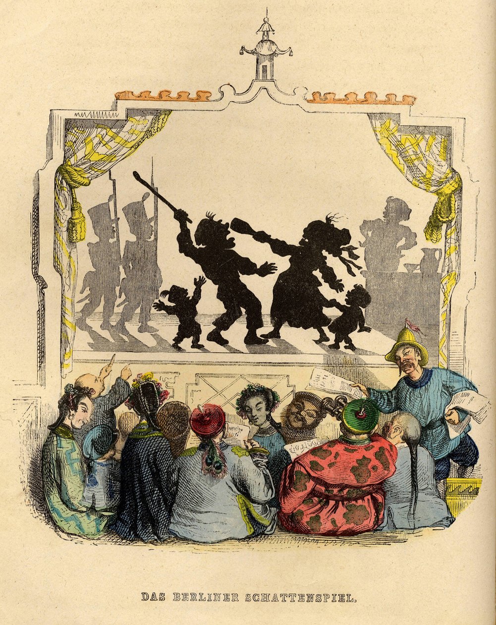 The Berlin Shadowplay ، 1840s بواسطة جان جاك جراندفيل
