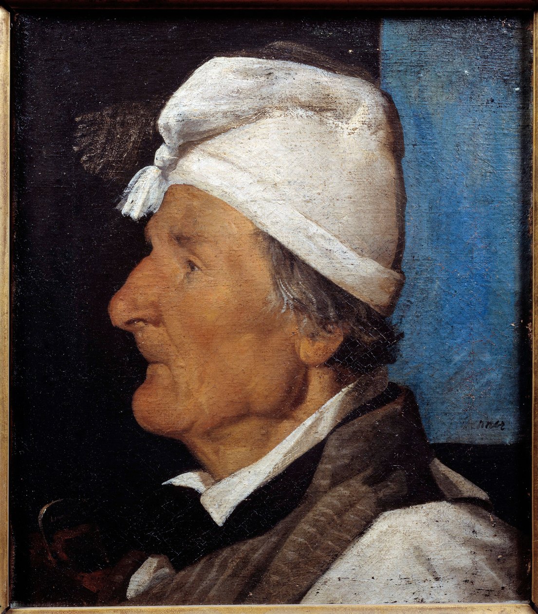 صورة جان هيرمان ، نجار قديم رسم جان جاك هينر (1829-1905) 1845 صن. 0.45x0.36 م باريس ، متحف دو بيتيت باليه بواسطة جان جاك هينر