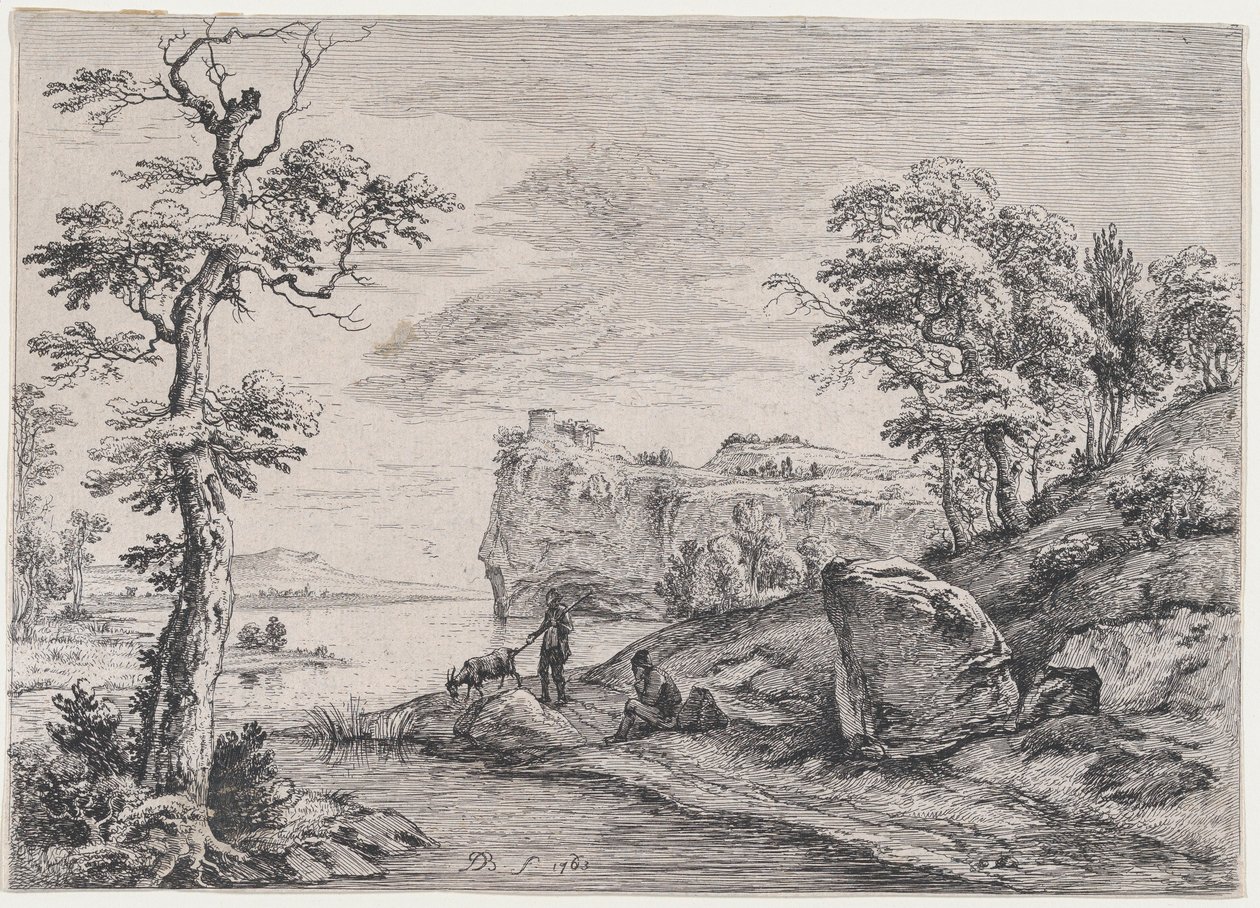 Goatherd ، 1763. بواسطة جان جاك دي بويسيو