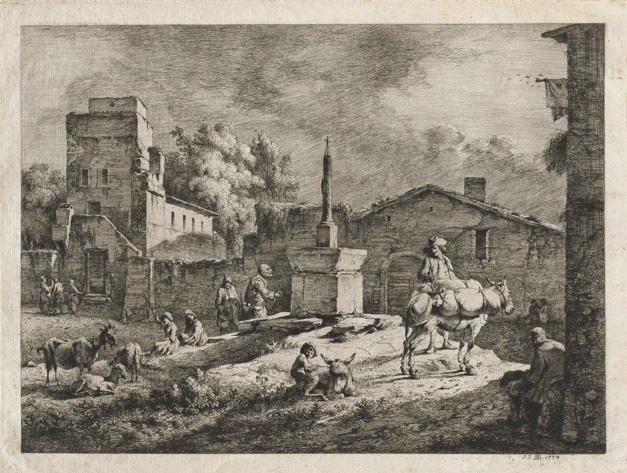 منظر للقديس أنديول ، 1774. بواسطة جان جاك دي بويسيو