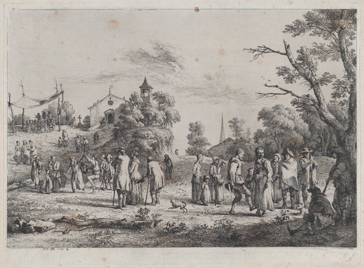 مهرجان القرية ، 1773. بواسطة جان جاك دي بويسيو