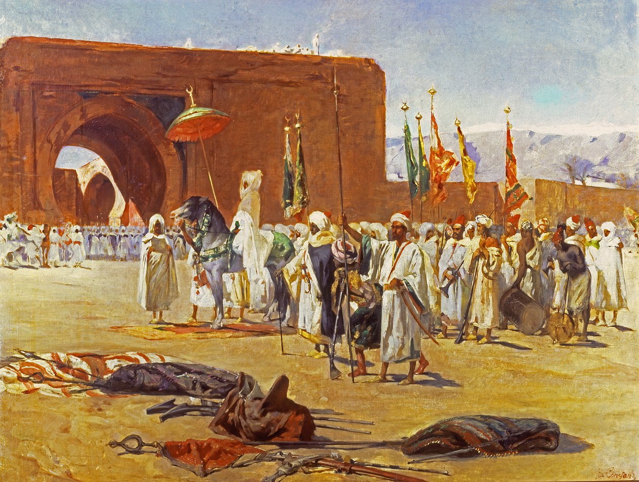 موكب مغاربي بواسطة جان جوزيف بنيامين كونستانت