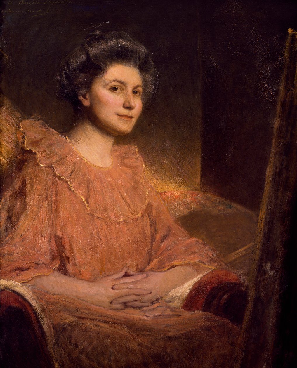 صورة أنجيلا ديلاسال ، بريشة جان جوزيف بنيامين كونستانت (1845-1902) بواسطة جان جوزيف بنيامين كونستانت