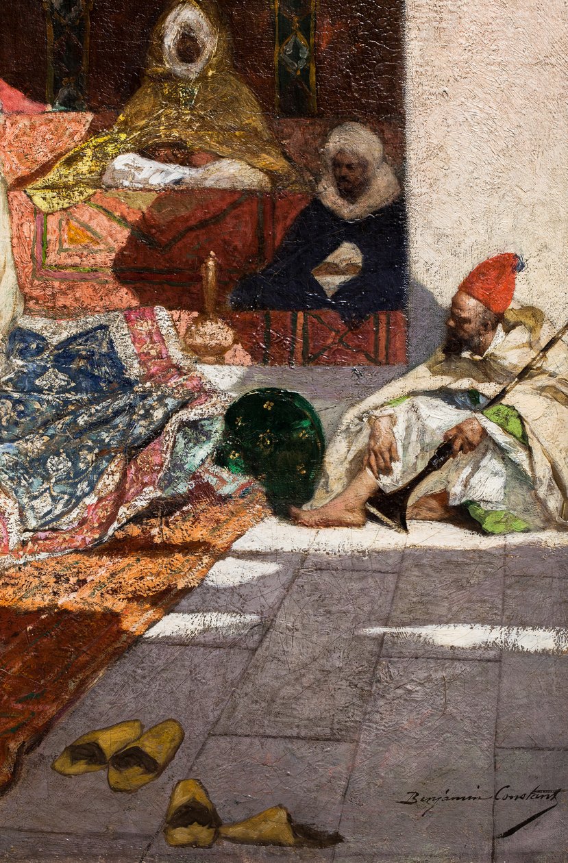 هدايا الباشا (تفاصيل)، قبل عام 1883 (زيت على قماش) بواسطة جان جوزيف بنيامين كونستانت