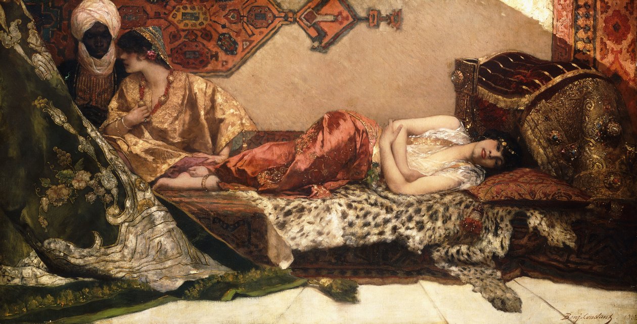 الأوداليسك ، 1882 بواسطة جان جوزيف بنيامين كونستانت