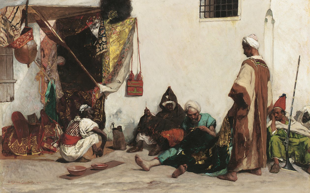 محل الخياط 1878 بواسطة جان جوزيف بنيامين كونستانت