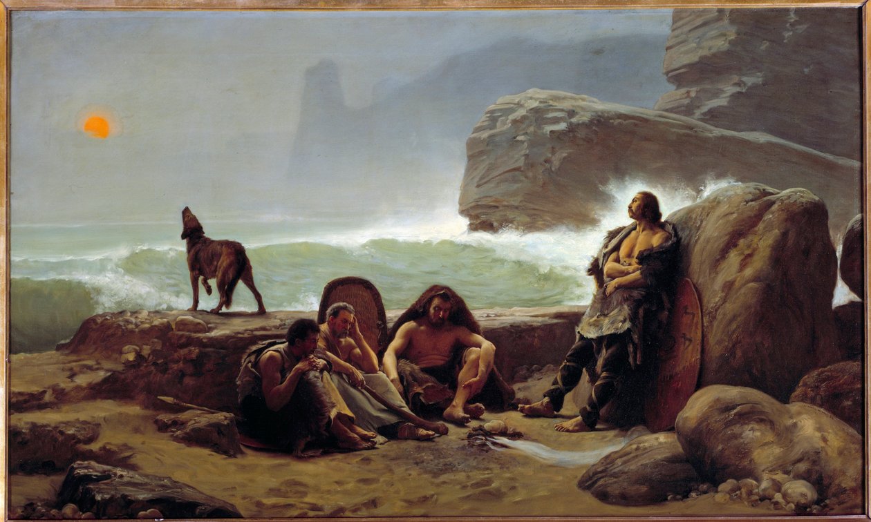حراس الصعاب الغالية. رسم جان جول أنطوان ليكومت دو نوي (1842-1923) بواسطة جان جول أنطوان ليكومت دو نوي