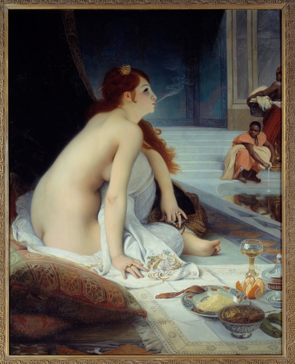 الاستشراق: "" العبد الأبيض "لوحة رسمها جان جول أنطوان ليكومتي دو نوي (1842-1923) 1888 صن. 1.46x1.18 م نانت ، متحف الفنون الجميلة - الاستشراق: "" العبد الأبيض "" ". رسم جان جول أنطوان ليكومت دو نوي (1842-1923) بواسطة جان جول أنطوان ليكومت دو نوي