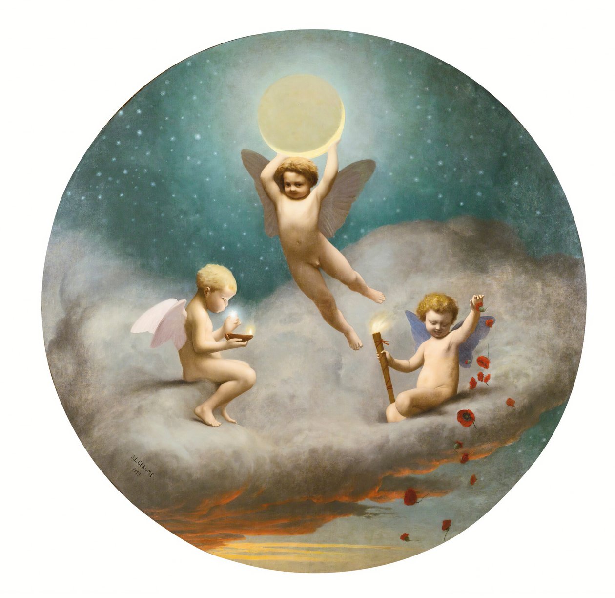 Allegory of Night بواسطة جان ليون جيروم