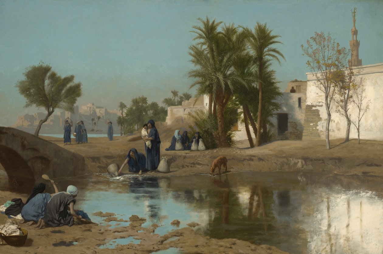 فلة نساء يسحبن الماء ، 1873؟ -75 بواسطة جان ليون جيروم