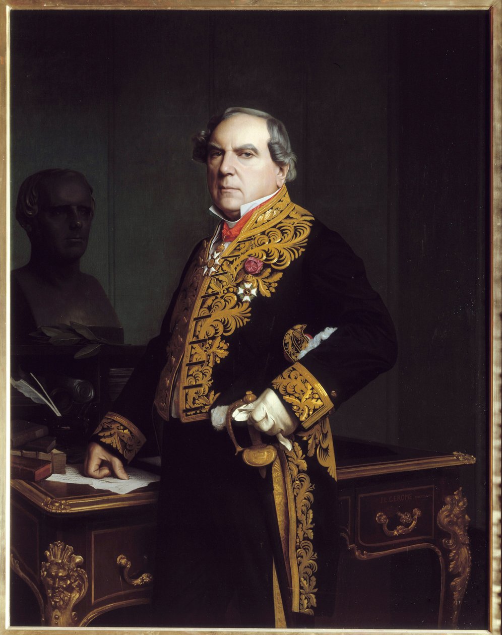 صورة شخصية لأميدي تييري (1797-1873) ، صحفي ومؤرخ فرنسي. لوحة جان ليون جيروم (1824-1904) بواسطة جان ليون جيروم
