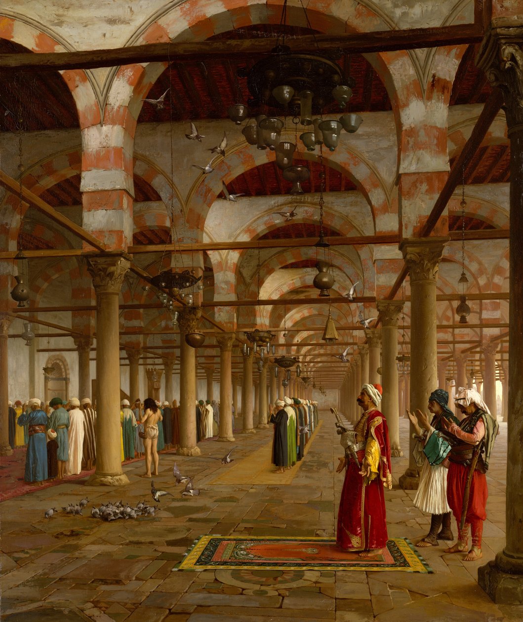 صلاة في المسجد ، 1871. بواسطة جان ليون جيروم