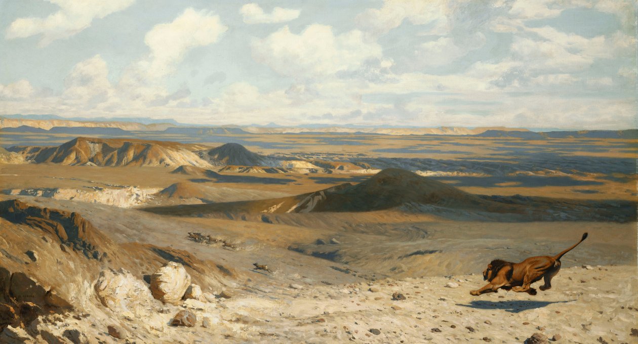 السعي؛ السعي ، 1889 بواسطة جان ليون جيروم