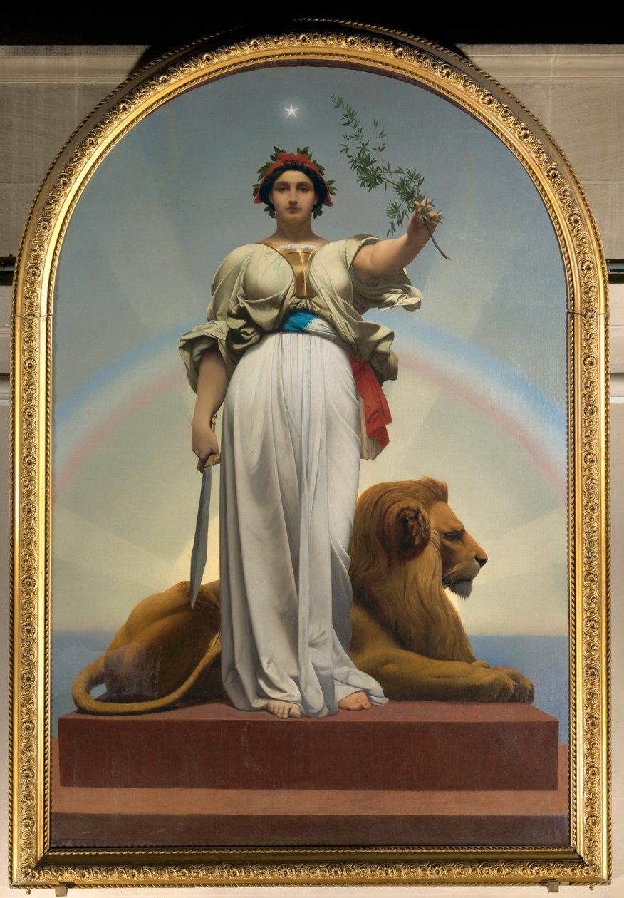الجمهورية لجيروم جان ليون (1824 - 1904) (رمزية - 1848) ؛ ميري دي ليلاس بواسطة جان ليون جيروم