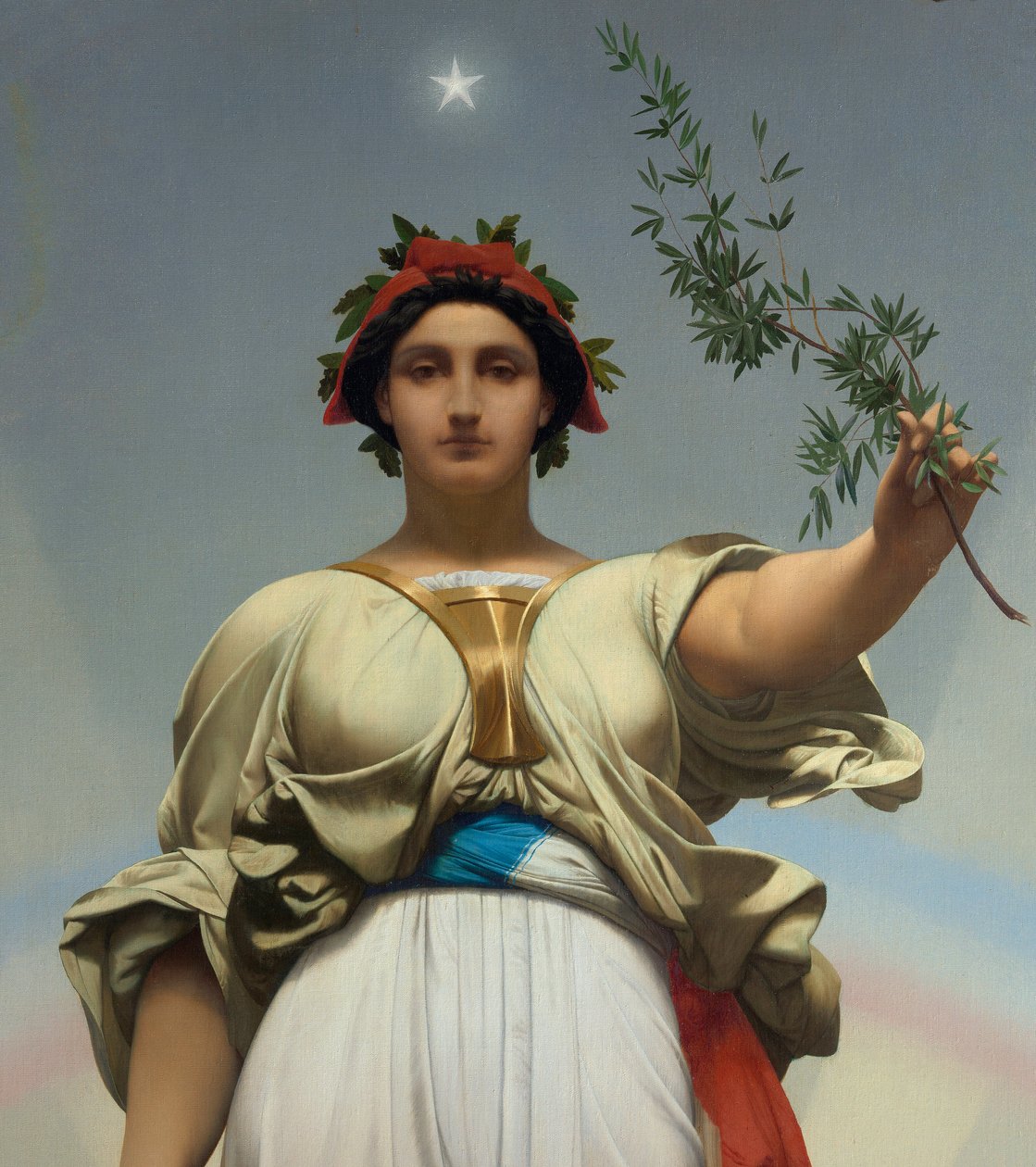 The Republic by Gerome Jean Leon (1824 - 1904) (allegory - 1848); Mairie des Lilas بواسطة جان ليون جيروم