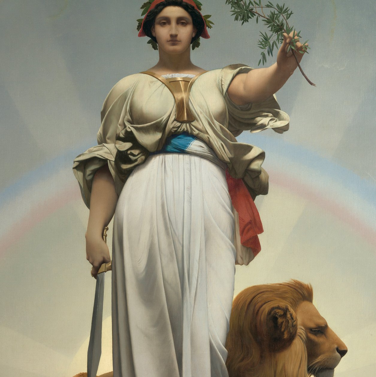 The Republic by Gerome Jean Leon (1824 - 1904) (allegory - 1848); Mairie des Lilas بواسطة جان ليون جيروم