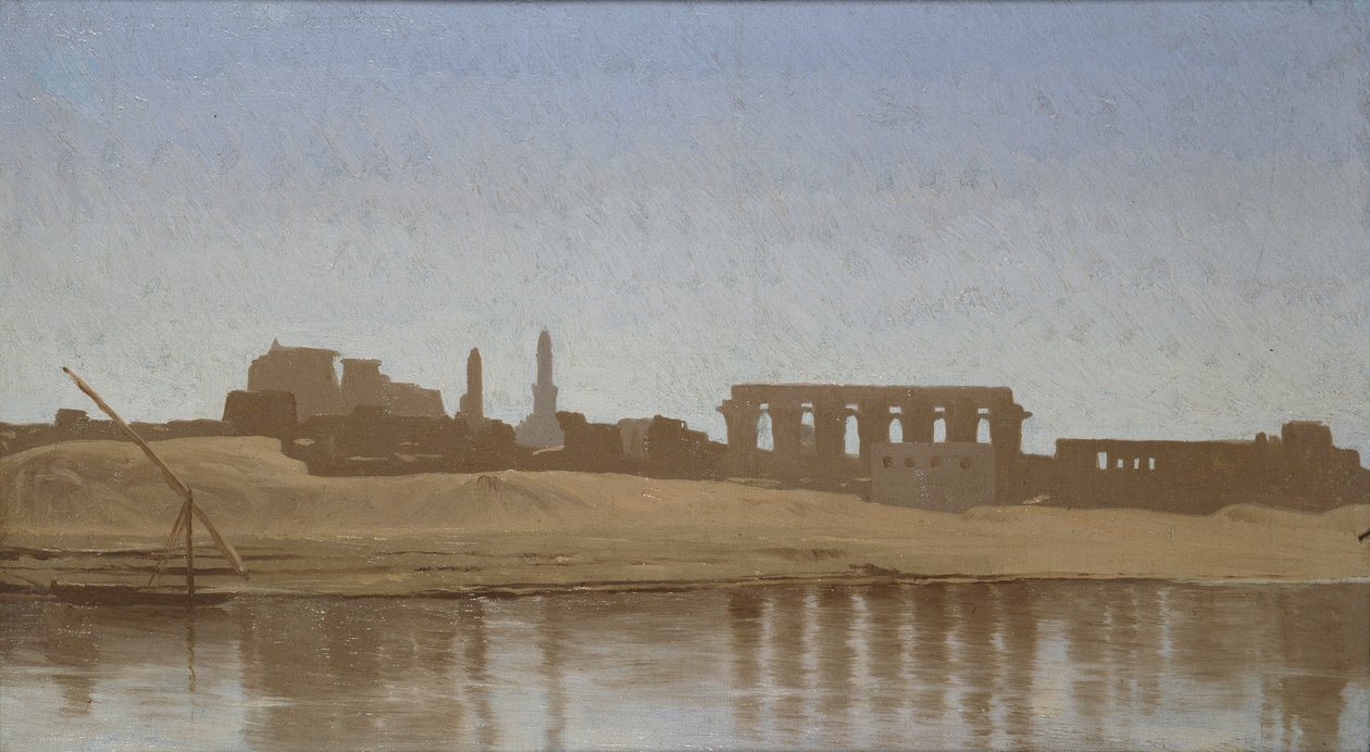 منظر للنيل في الأقصر ، 1857 بواسطة جان ليون جيروم