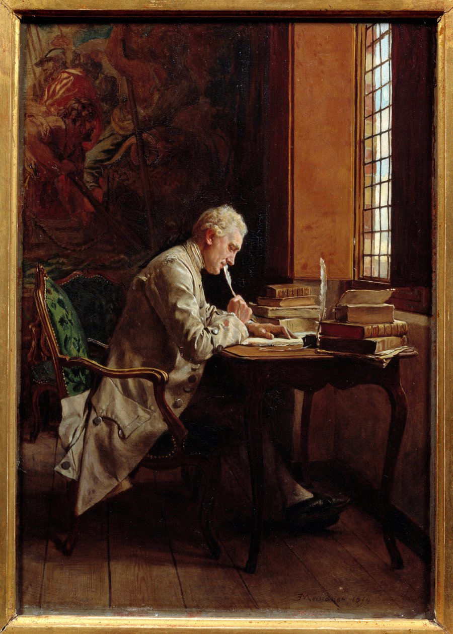 شاعر. اللوحة التي رسمها إرنست ميسونييه (1815-1891) بواسطة جان لويس إرنست ميسونييه
