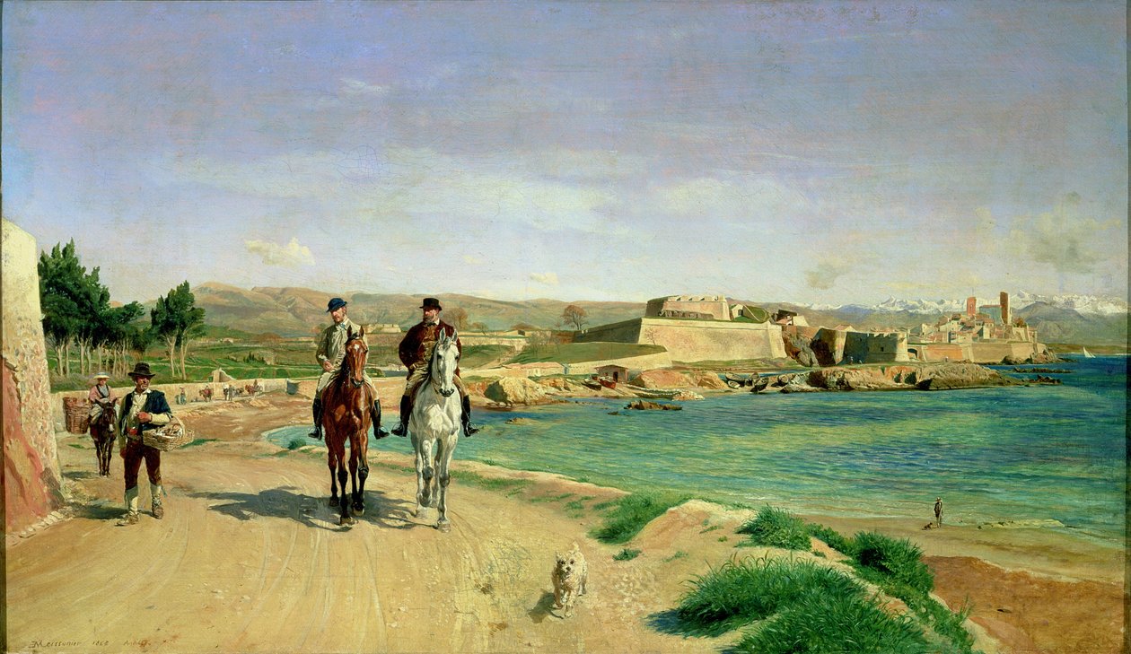 انتيبس ، ركوب الخيل ، 1868 بواسطة جان لويس إرنست ميسونييه