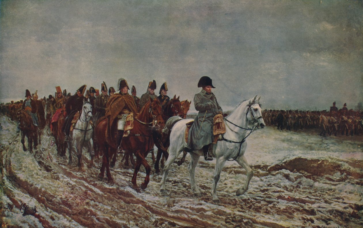 نابليون خلال الحملة الفرنسية 1814 ، 1864 ، c1915 بواسطة جان لويس إرنست ميسونييه