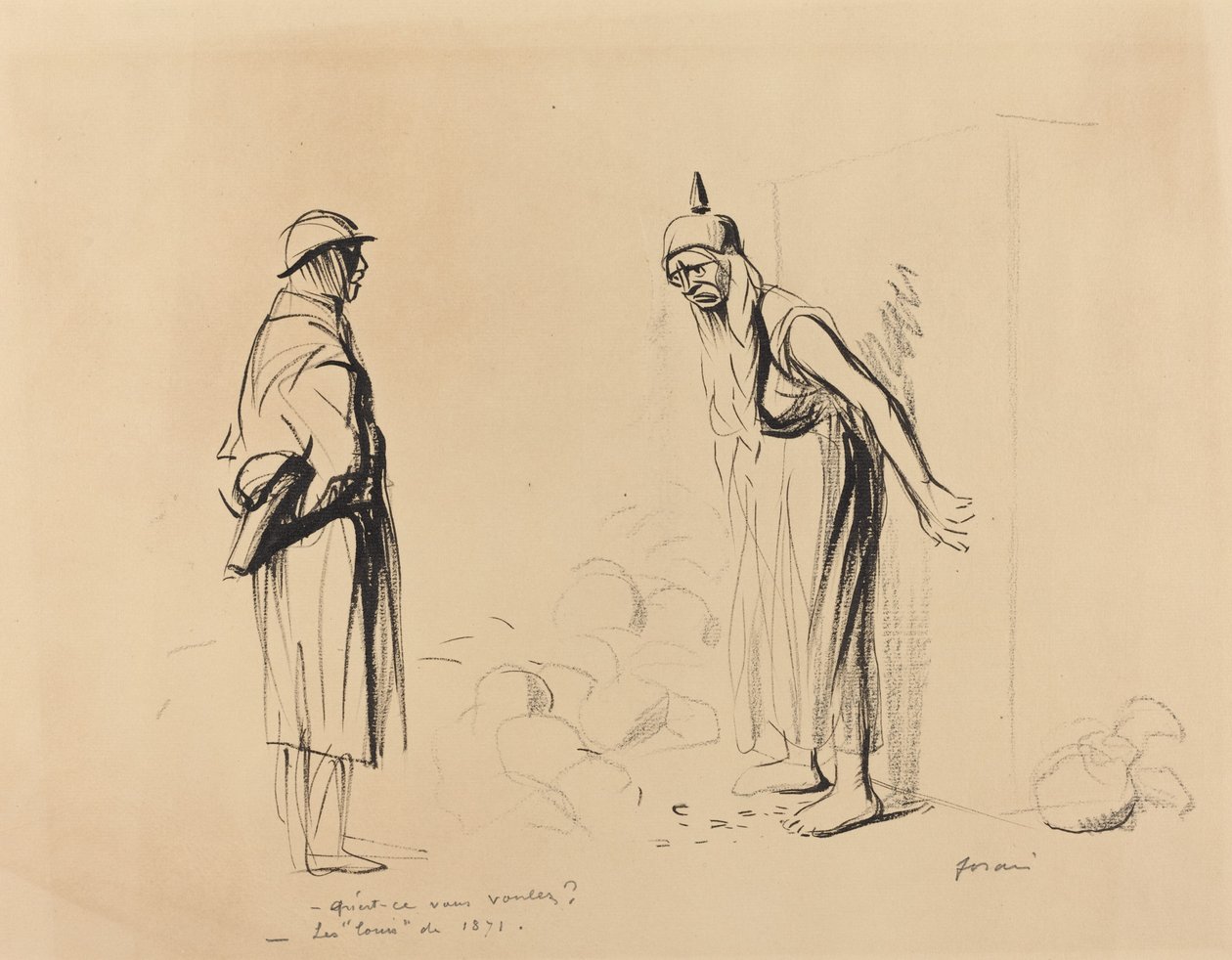 - ماذا تريد - لويس 1871 ، ج. 19141919. بواسطة جان لويس فورين
