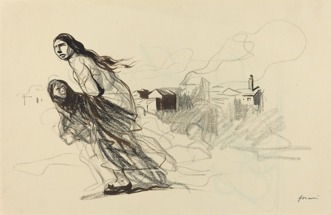 بعد دوي ، ربما عام 1918. بواسطة جان لويس فورين