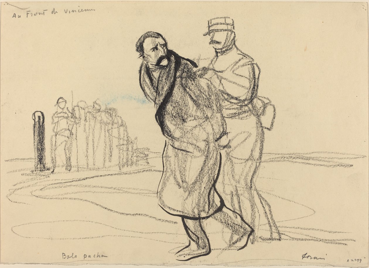 في مقدمة فينسين. بولو باشا ، ج. 19141919. بواسطة جان لويس فورين