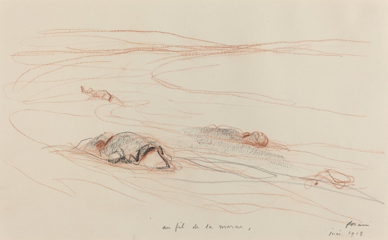 على طول مارن ، 1918. بواسطة جان لويس فورين
