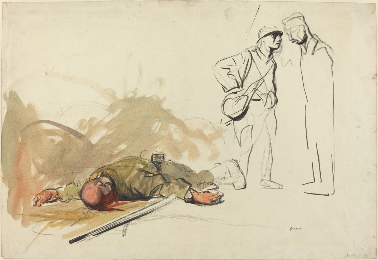 جندي ألماني ميت ، ج. 19141919. بواسطة جان لويس فورين