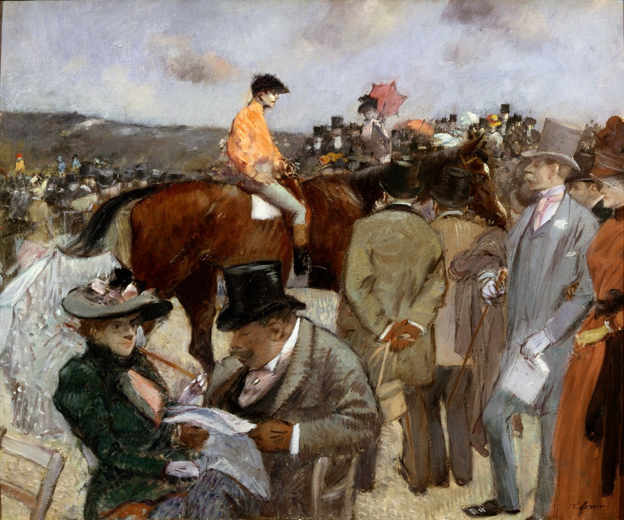 سباق الخيل ، 1888. بواسطة جان لويس فورين
