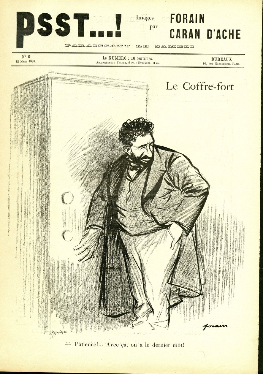 رسم جان لويس فوريان (1852-1931) في Psst ...! بواسطة جان لويس فورين