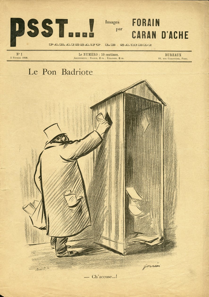 رسم جان لويس فوريان (1852-1931) في Psst ...! بواسطة جان لويس فورين
