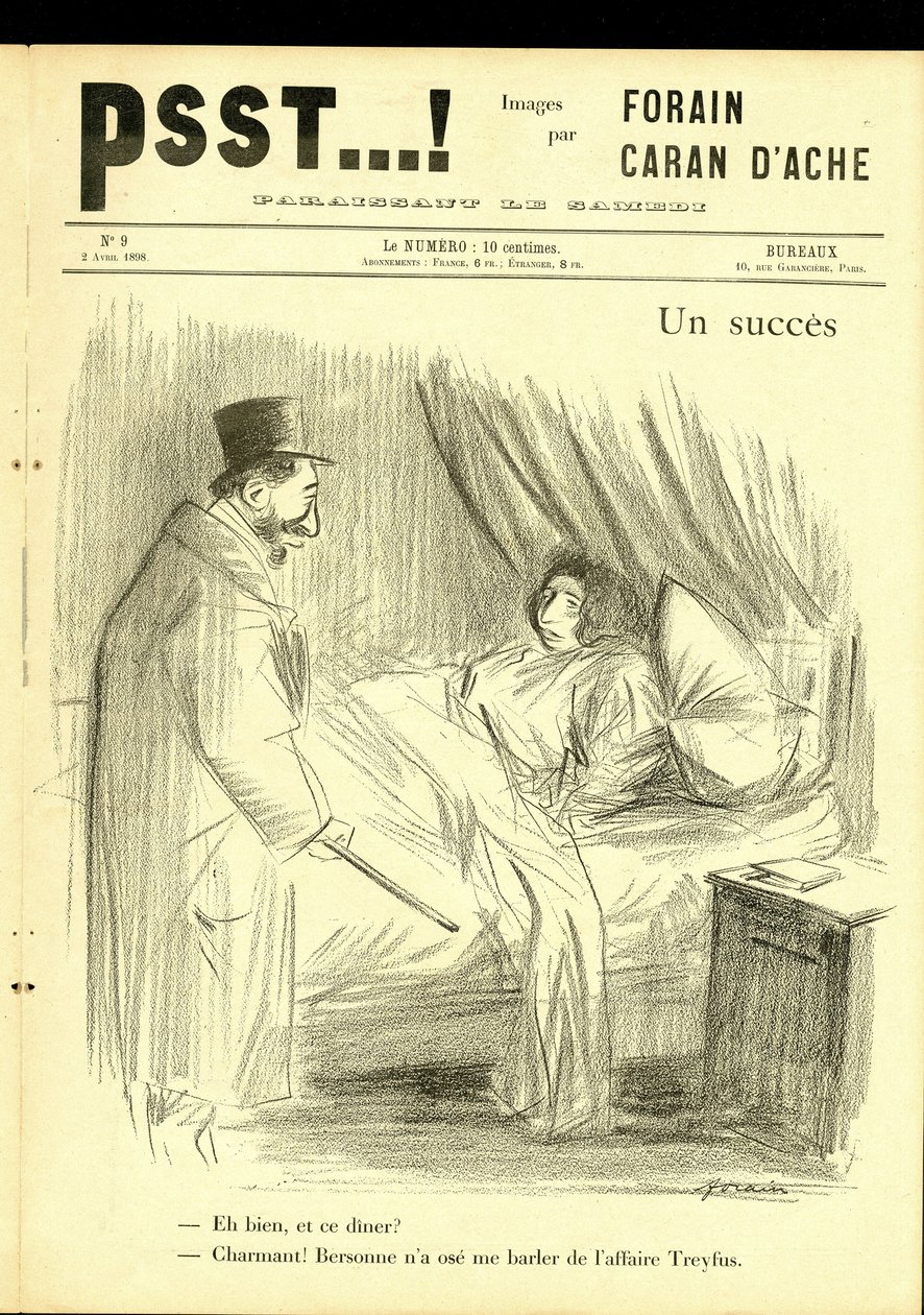 رسم جان لويس فوريان (1852-1931) في Psst ...! بواسطة جان لويس فورين