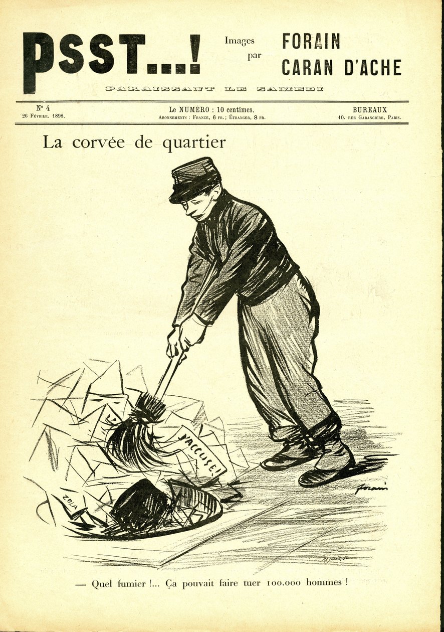 Illustration by Jean-Louis Forain (1852-1931) in Psst...!  بواسطة جان لويس فورين