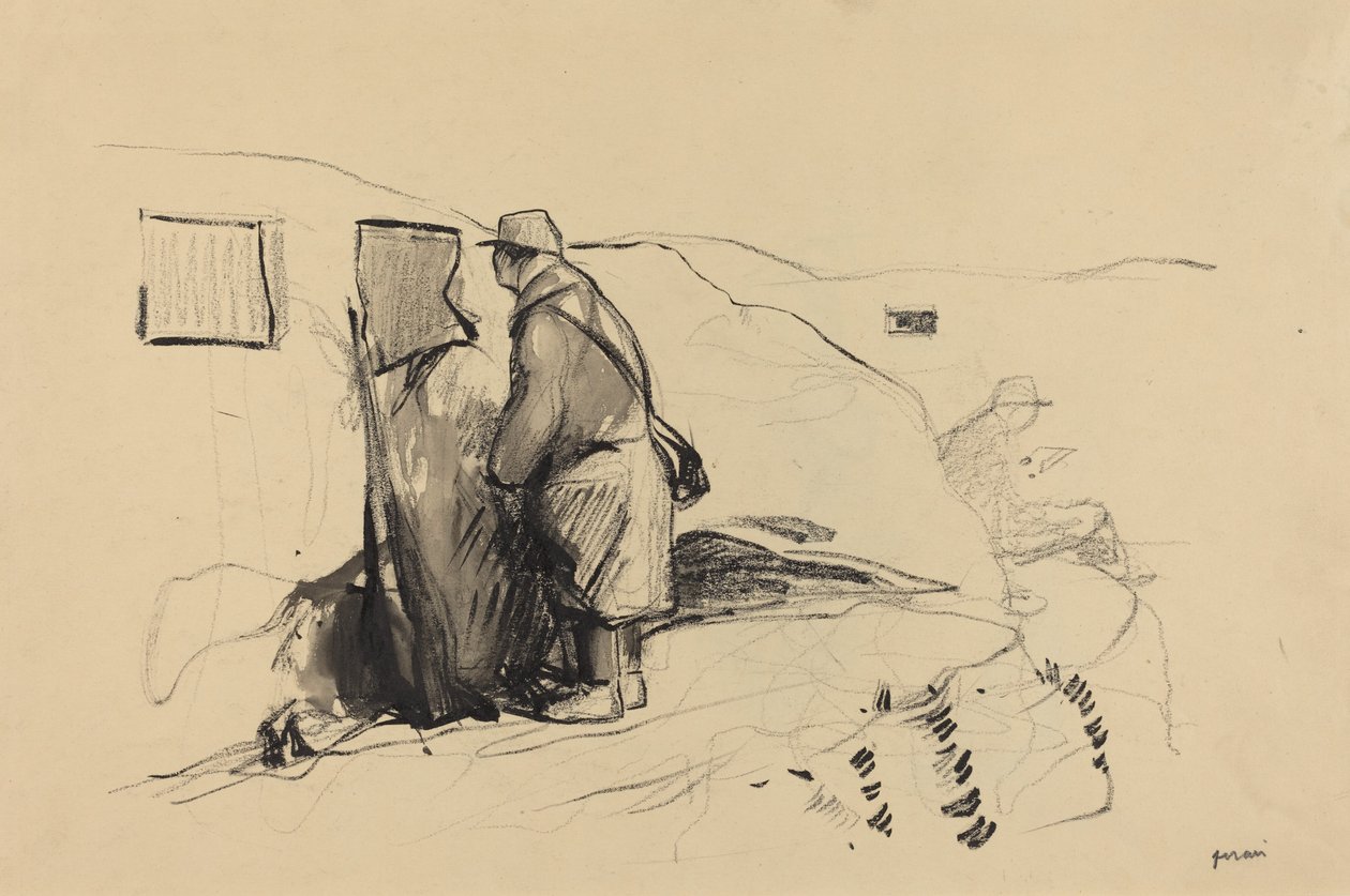 في الخنادق ، ج. 19141919. بواسطة جان لويس فورين