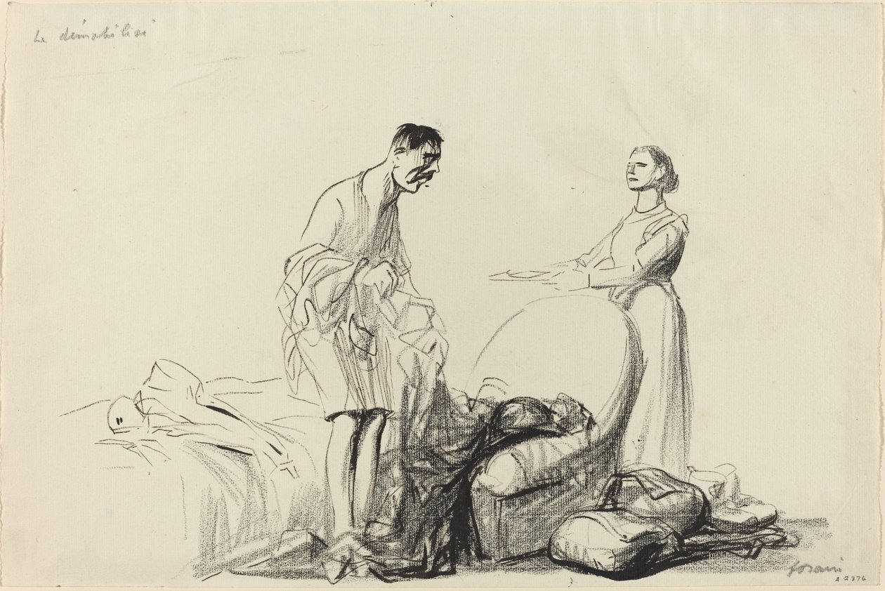 المسرحين ، ج. 19141919. بواسطة جان لويس فورين