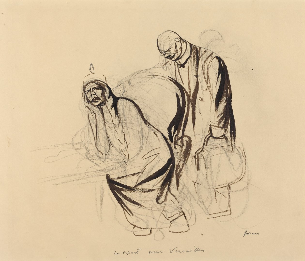 المغادرة إلى فرساي ، ج. 1919. بواسطة جان لويس فورين