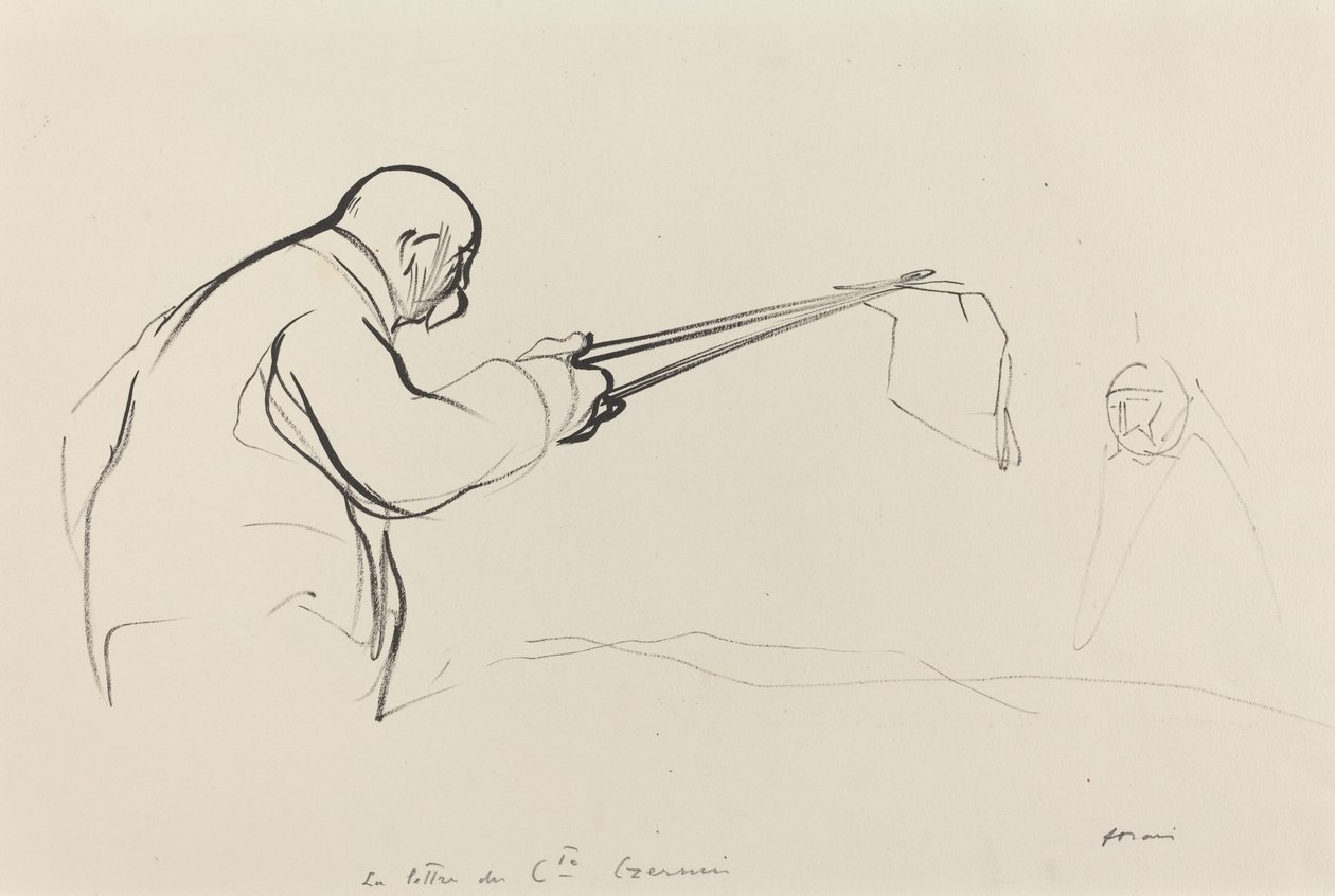 السيد كليمنصو. رسالة من Cte Czernin، c. 19141919. بواسطة جان لويس فورين