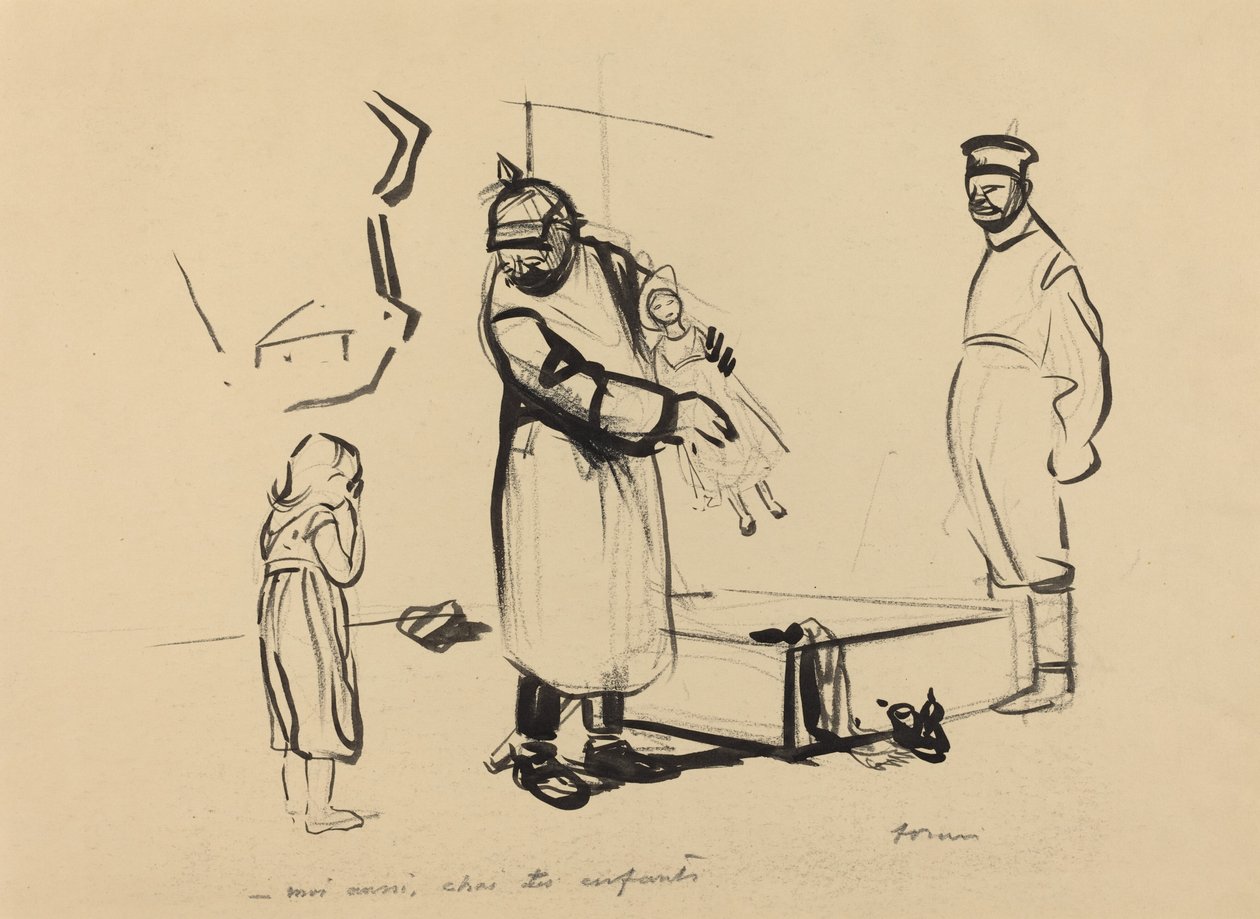ناتش باريس. - وأنا أيضًا ، شاي الأطفال ، ج. 19141919. بواسطة جان لويس فورين