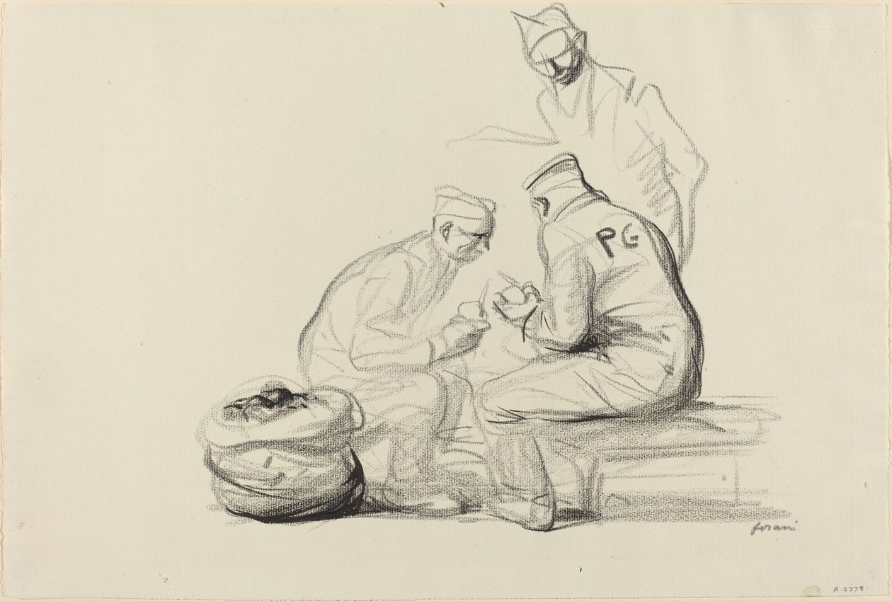 بويلو والسجناء الألمان ، ج. 19141919. بواسطة جان لويس فورين