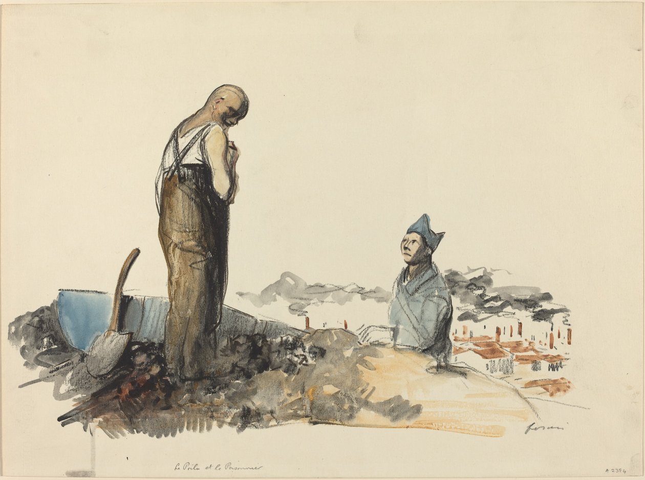 Poilu and Prisoner ، ج. 19141919. بواسطة جان لويس فورين
