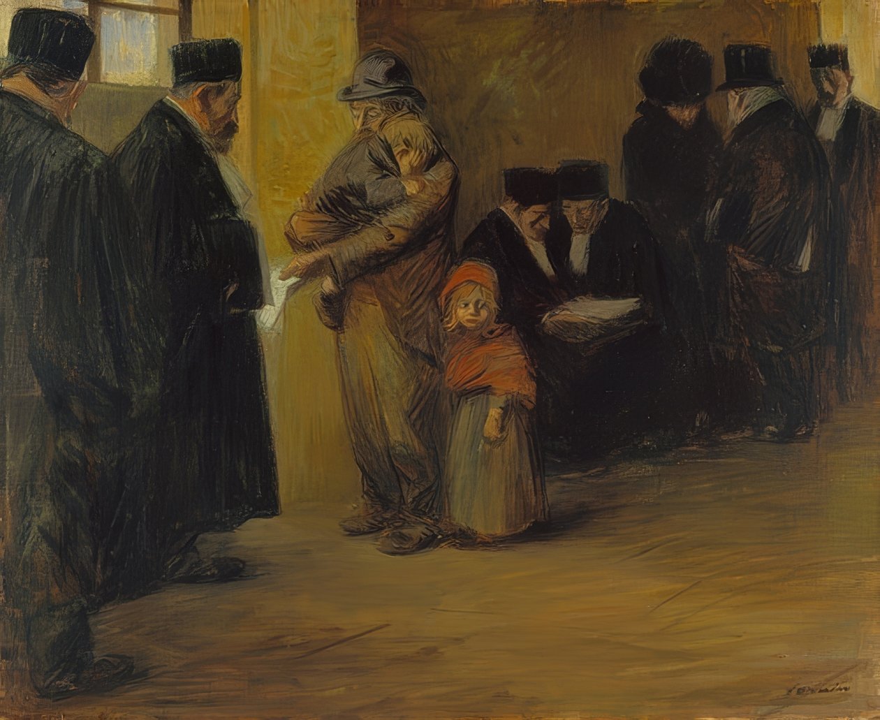 مساعدة قانونية. ربما 1900-12 بواسطة جان لويس فورين