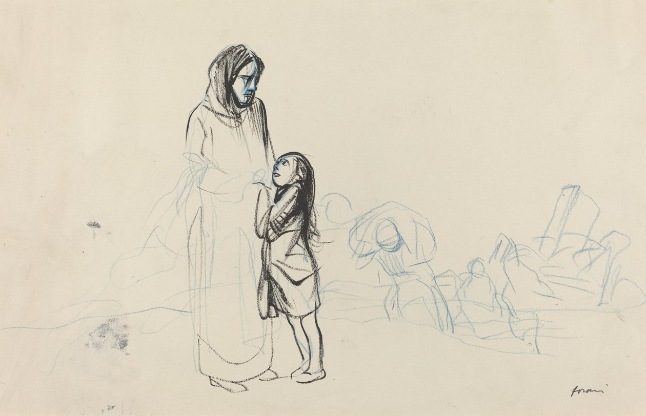 اللاجئون ، ج. 19141919. بواسطة جان لويس فورين