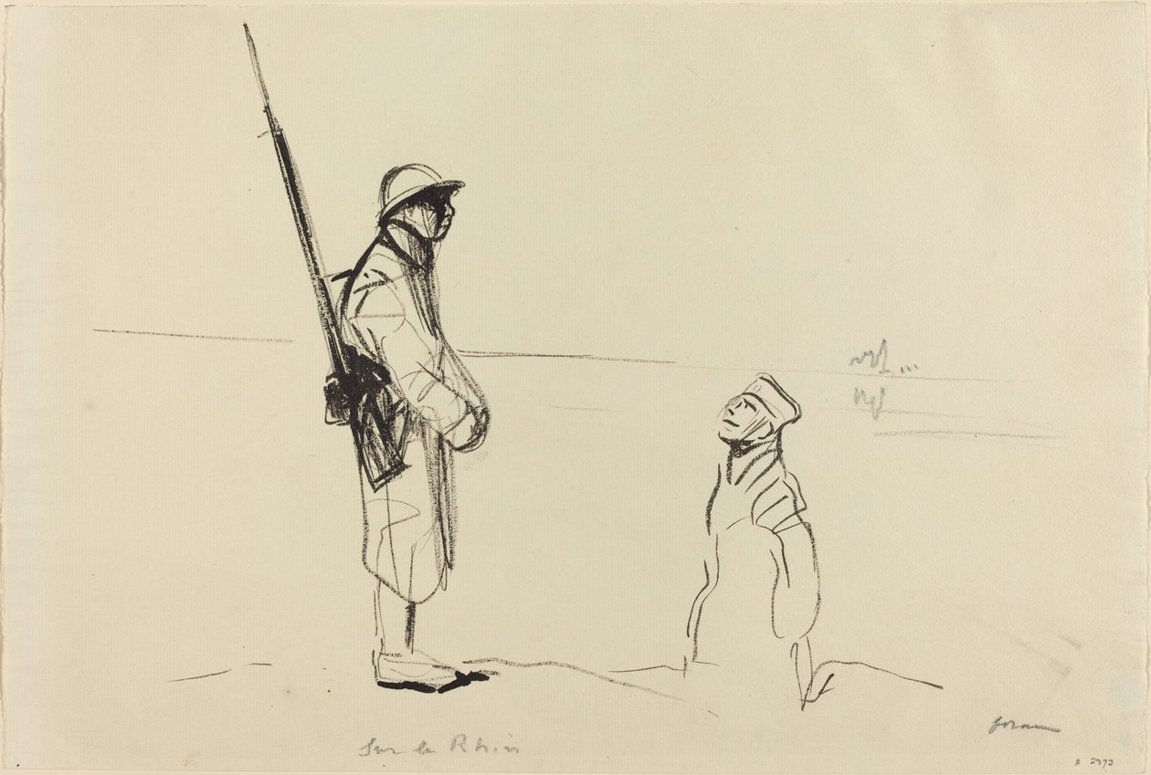 على نهر الراين ، ج. 19141919. بواسطة جان لويس فورين