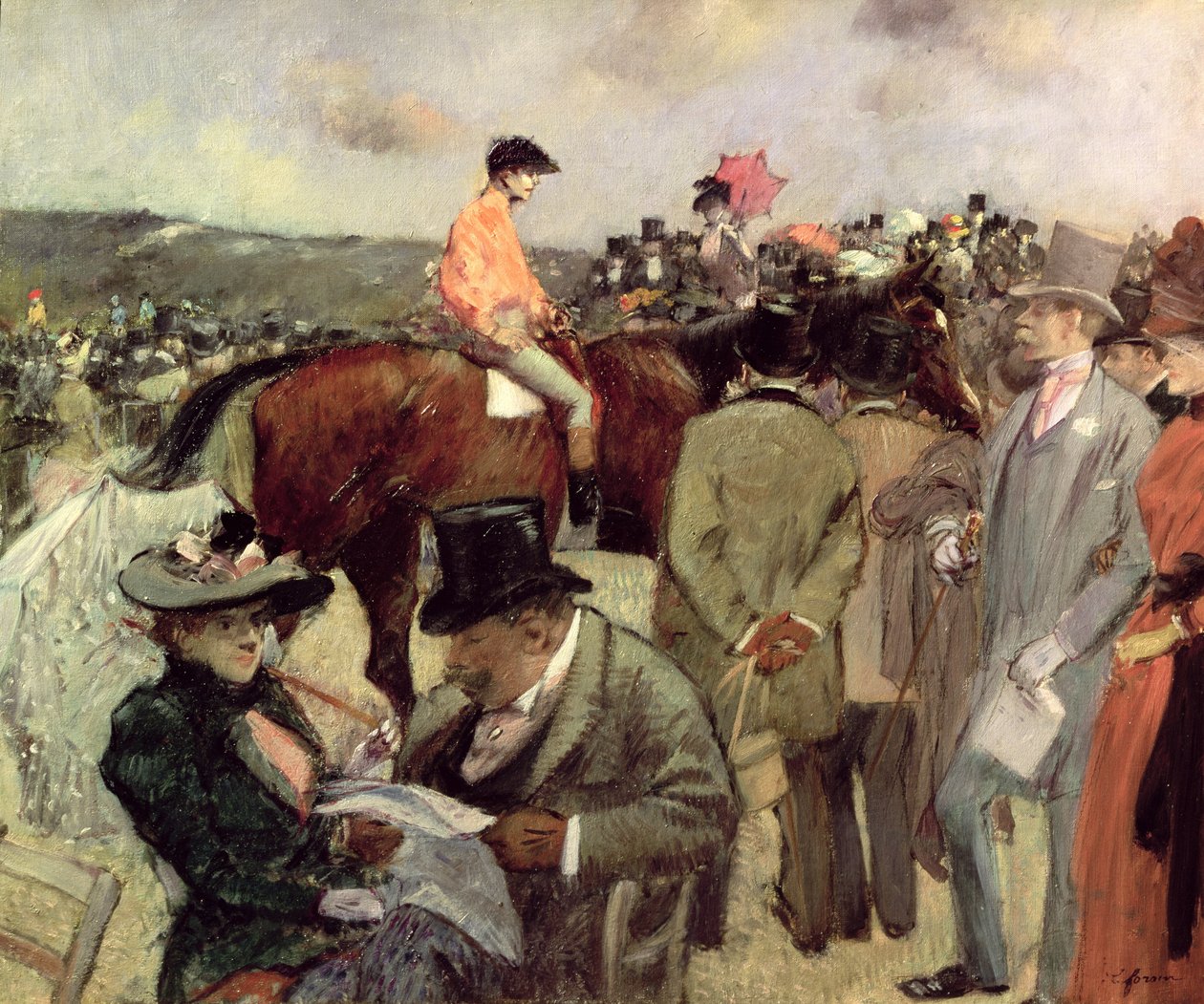 سباق الخيل ، c.1890 بواسطة جان لويس فورين