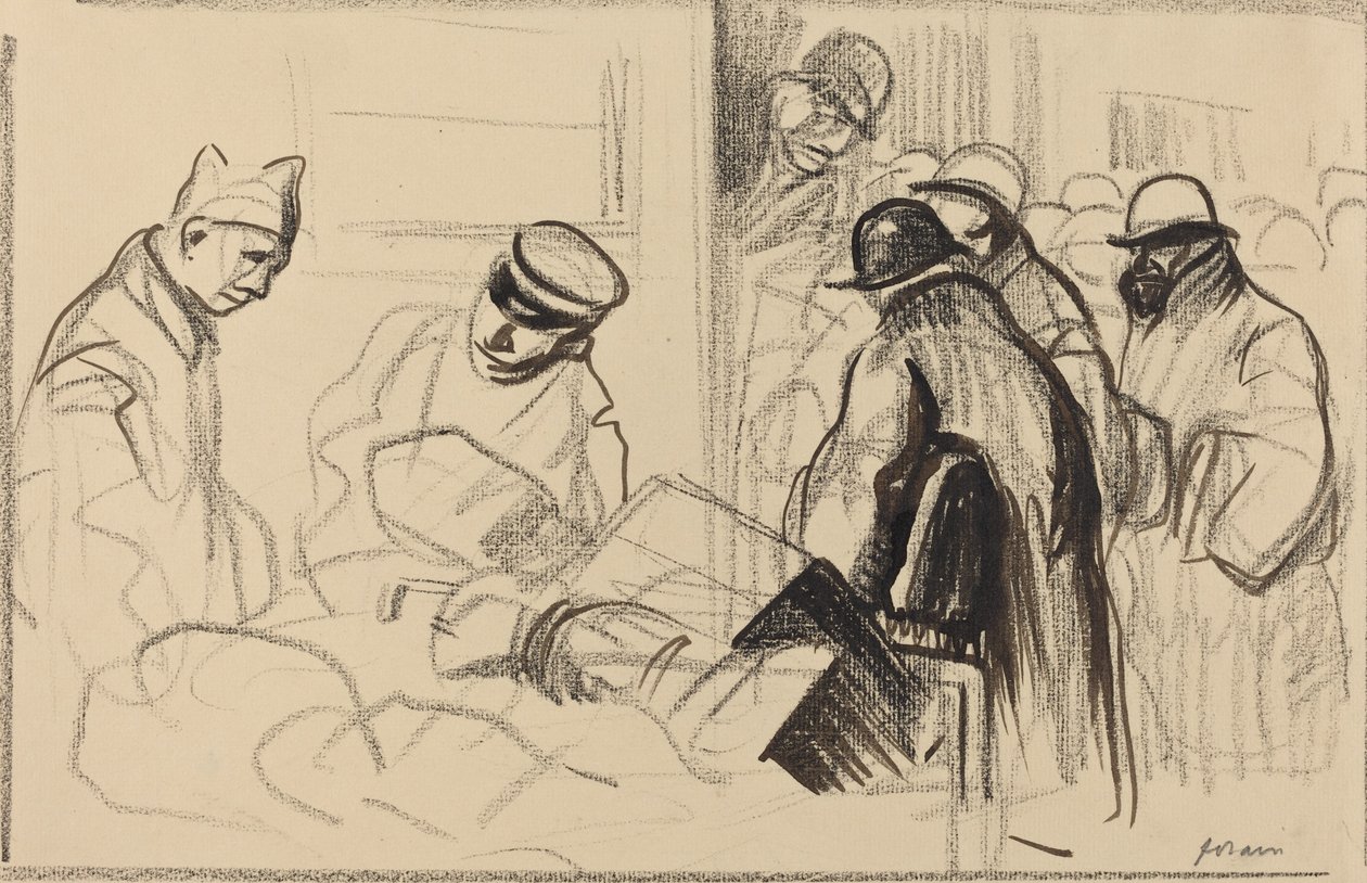 قطار برن ، ج. 19141919. بواسطة جان لويس فورين