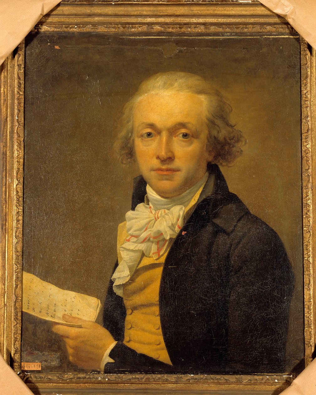 صورة جوزيف ديلوناي (1746 - 1794) كان عضوا في الجمعية الوطنية والمؤتمر. رسم جان لويس لينوفيل (1748-1826) بواسطة جان لويس لينوفيل