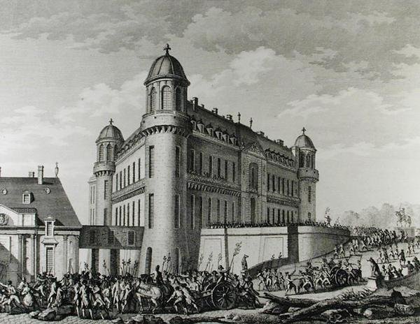 تم أخذ المدافع من شانتيلي إلى باريس ، 9 أغسطس 1789 بواسطة جان لويس بريور